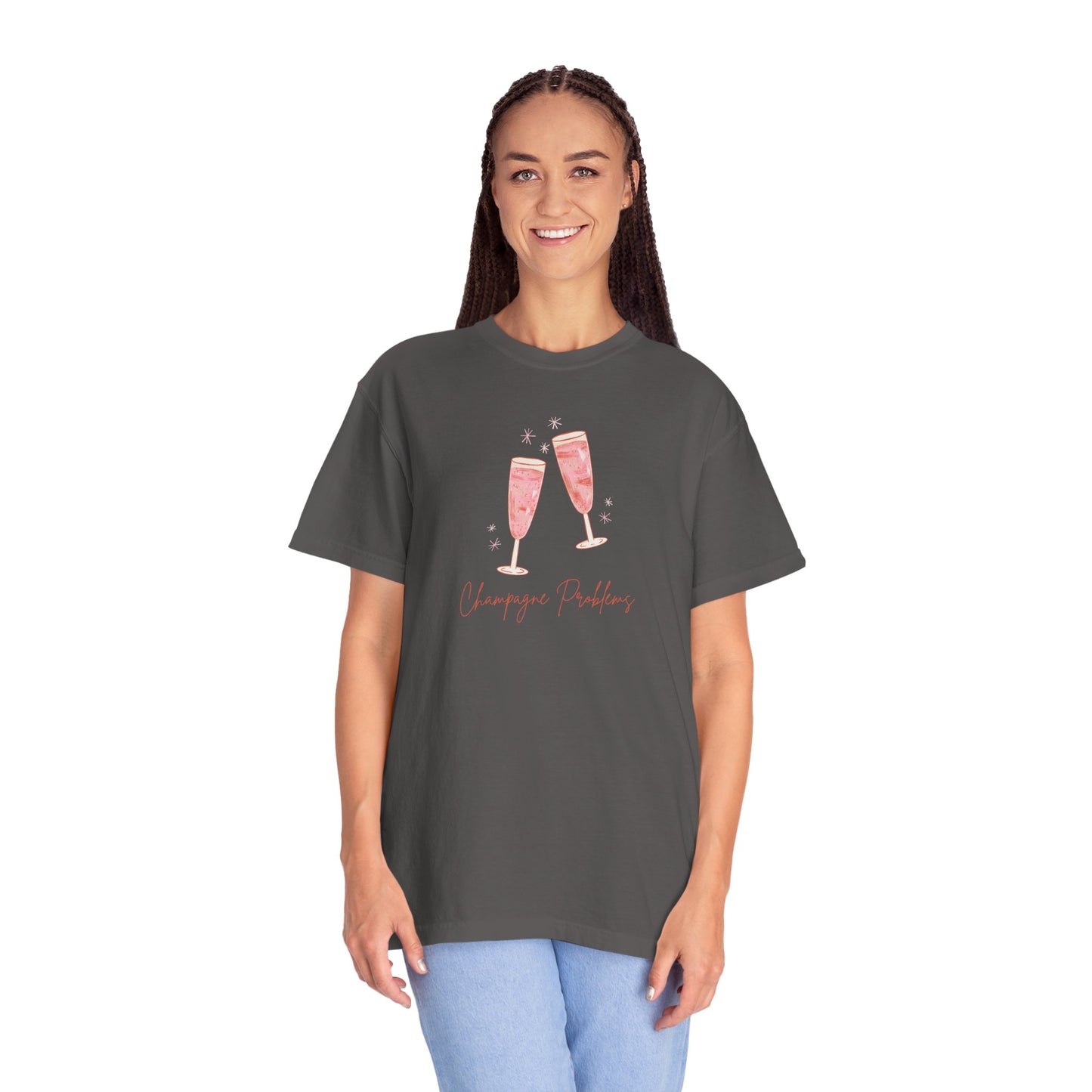 Champagne Problems Comfort Colors Tee