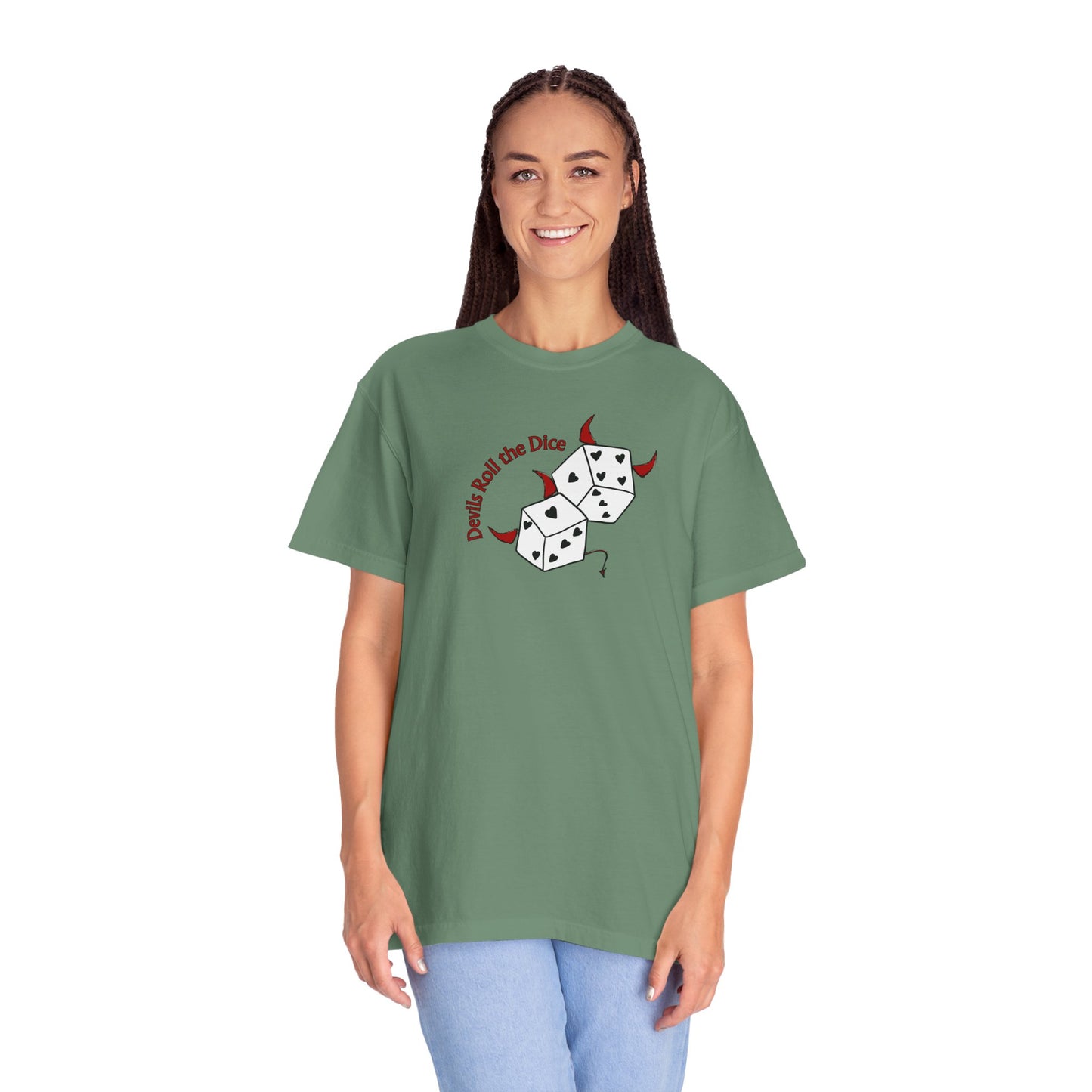 Devils Roll The Dice Comfort Colors Tee
