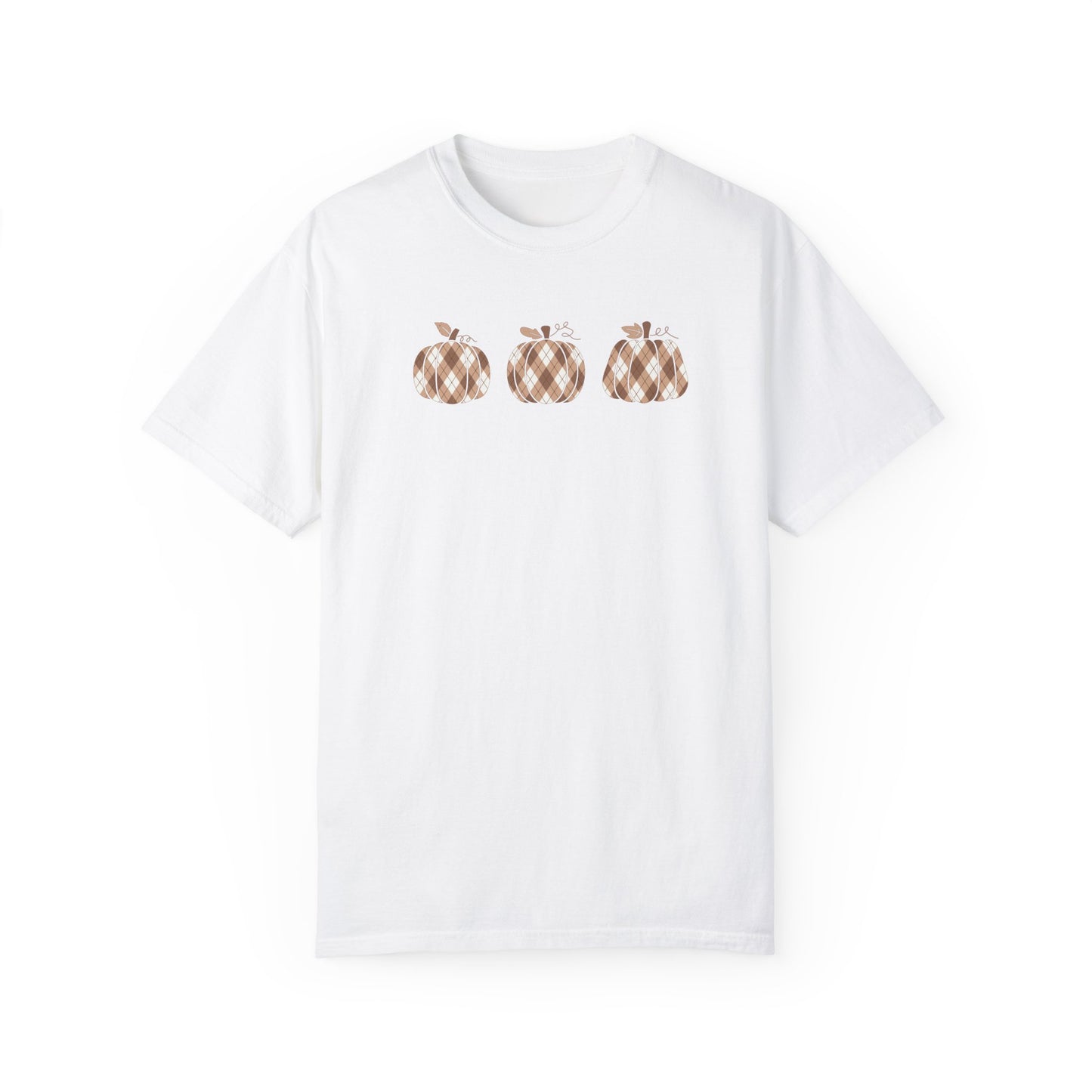 Plaid Pumpkins Comfort Colors Tee