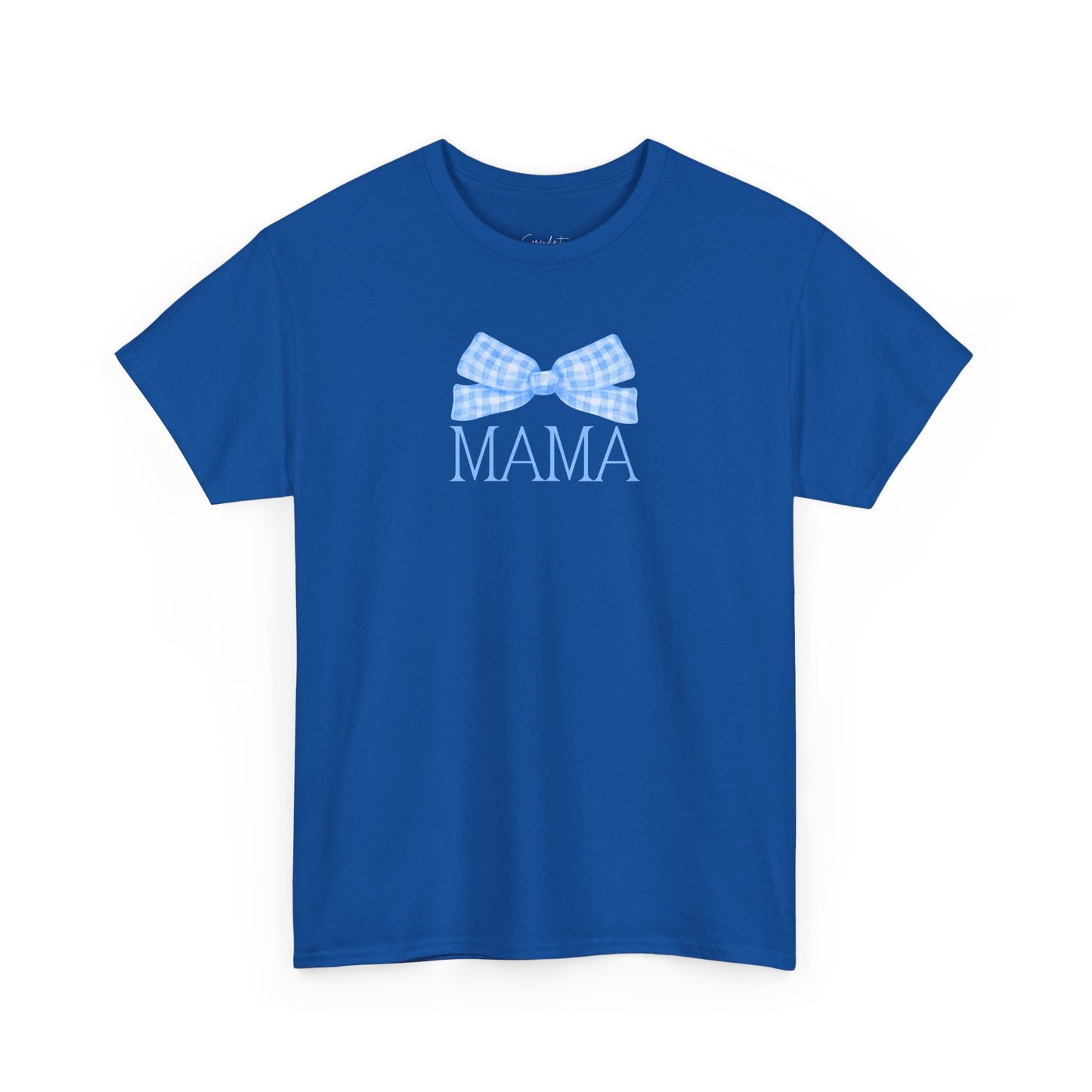 Mama Blue Bow Unisex Tee