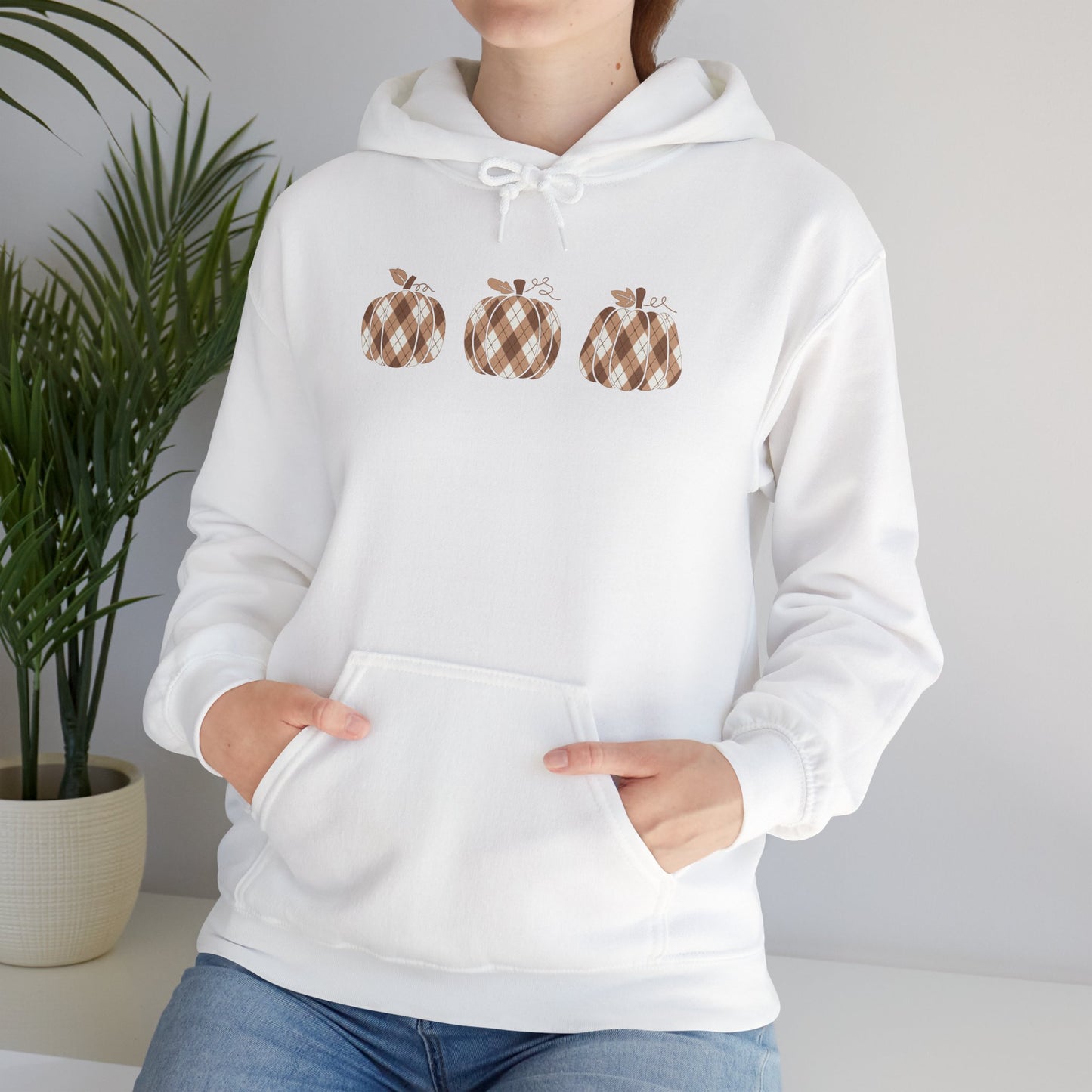 Plaid Pumpkins Unisex Hoodie