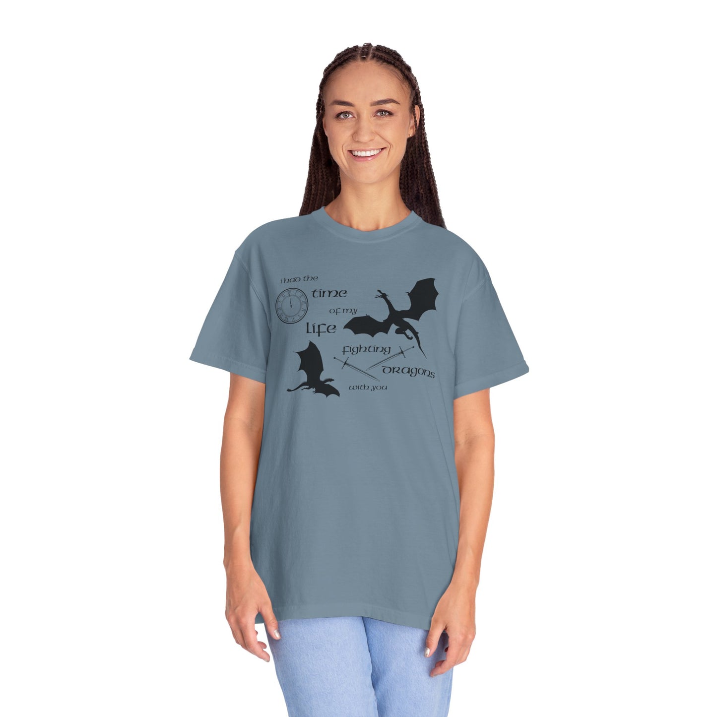 Fighting Dragons With You Comfort Colors Tee