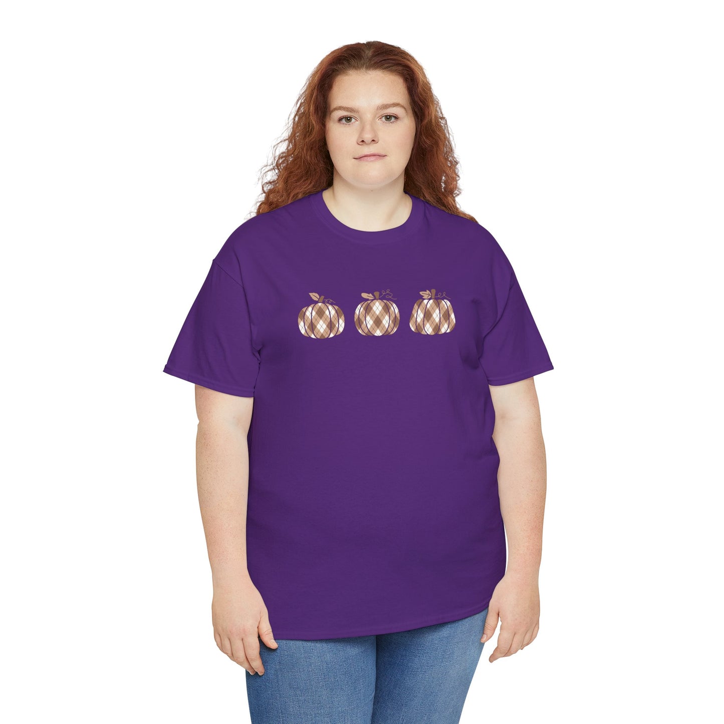 Plaid Pumpkins Unisex Tee