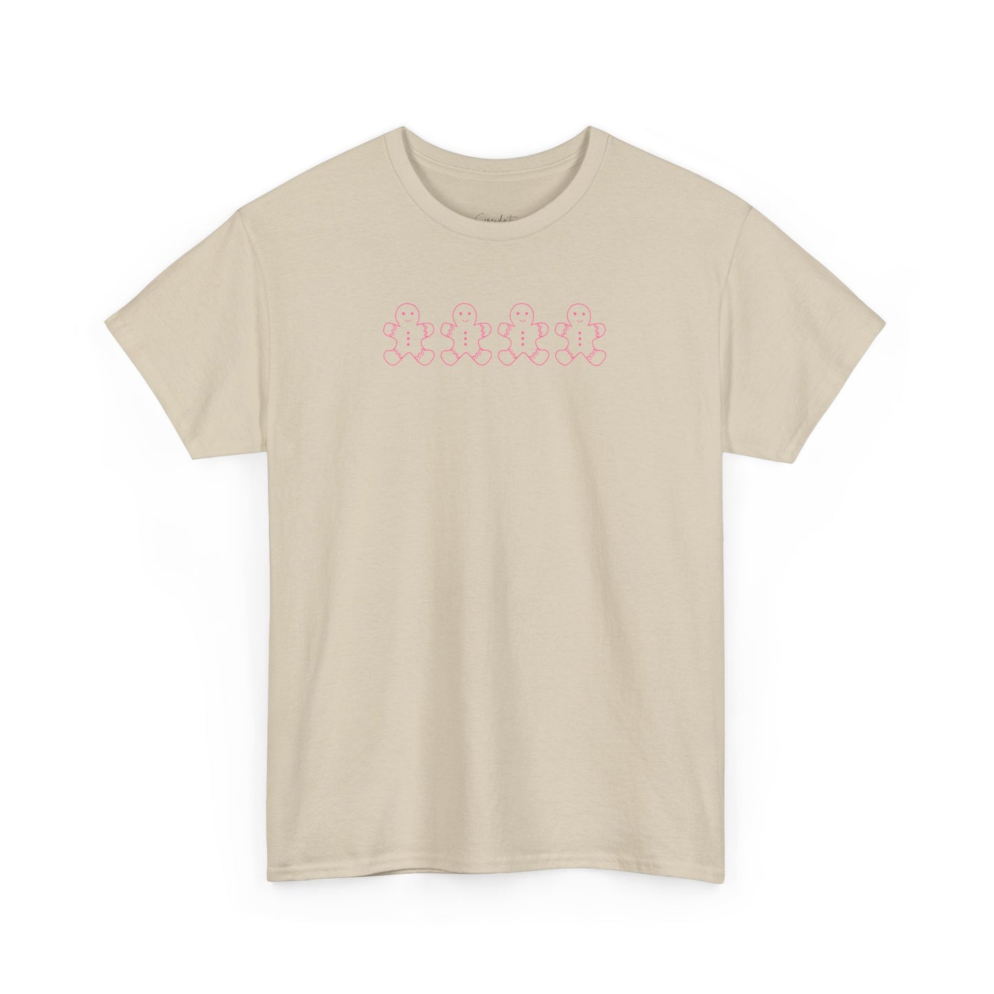 Pink Gingerbread Men Unisex Tee