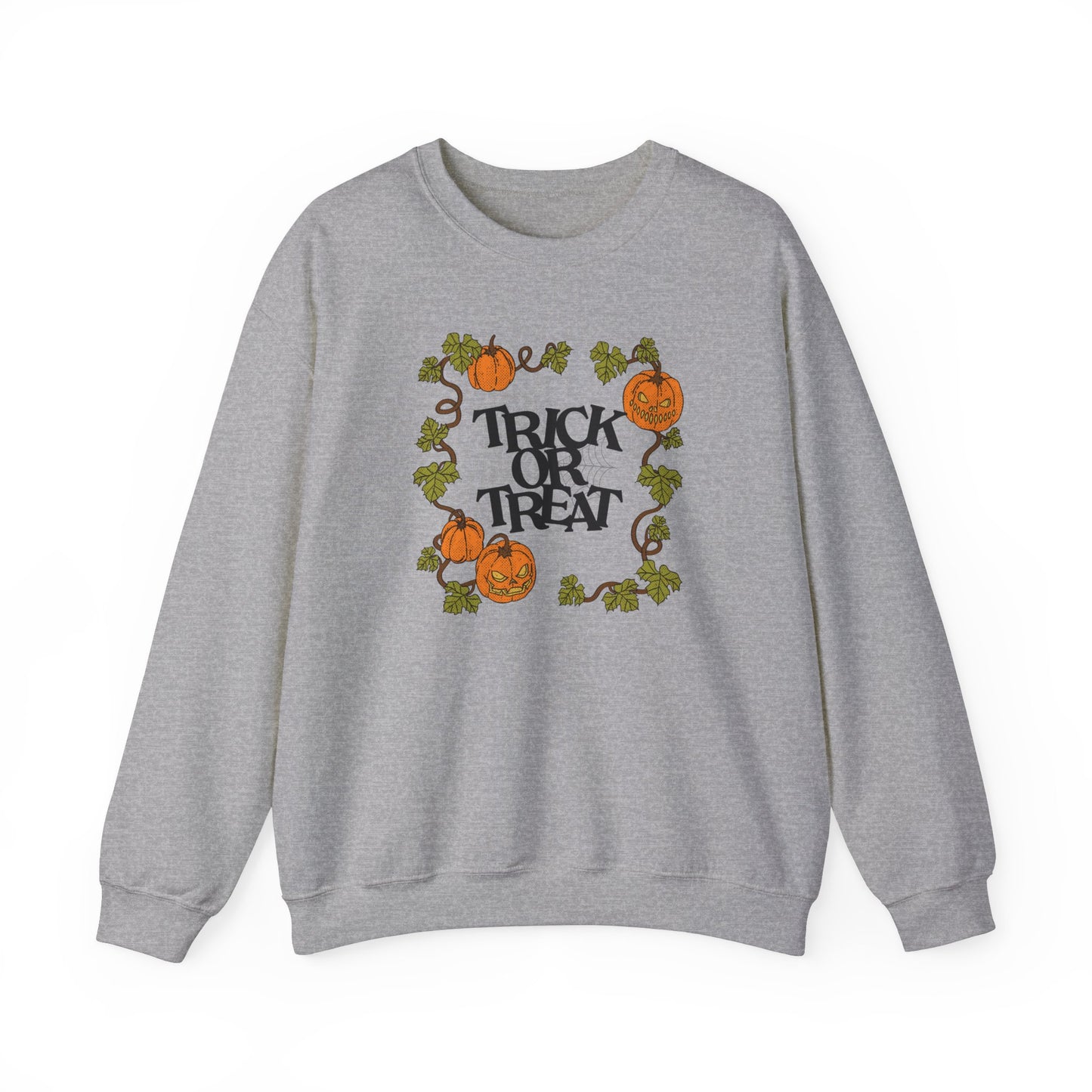 Vintage Pumpkins Trick or Treat Unisex Crewneck