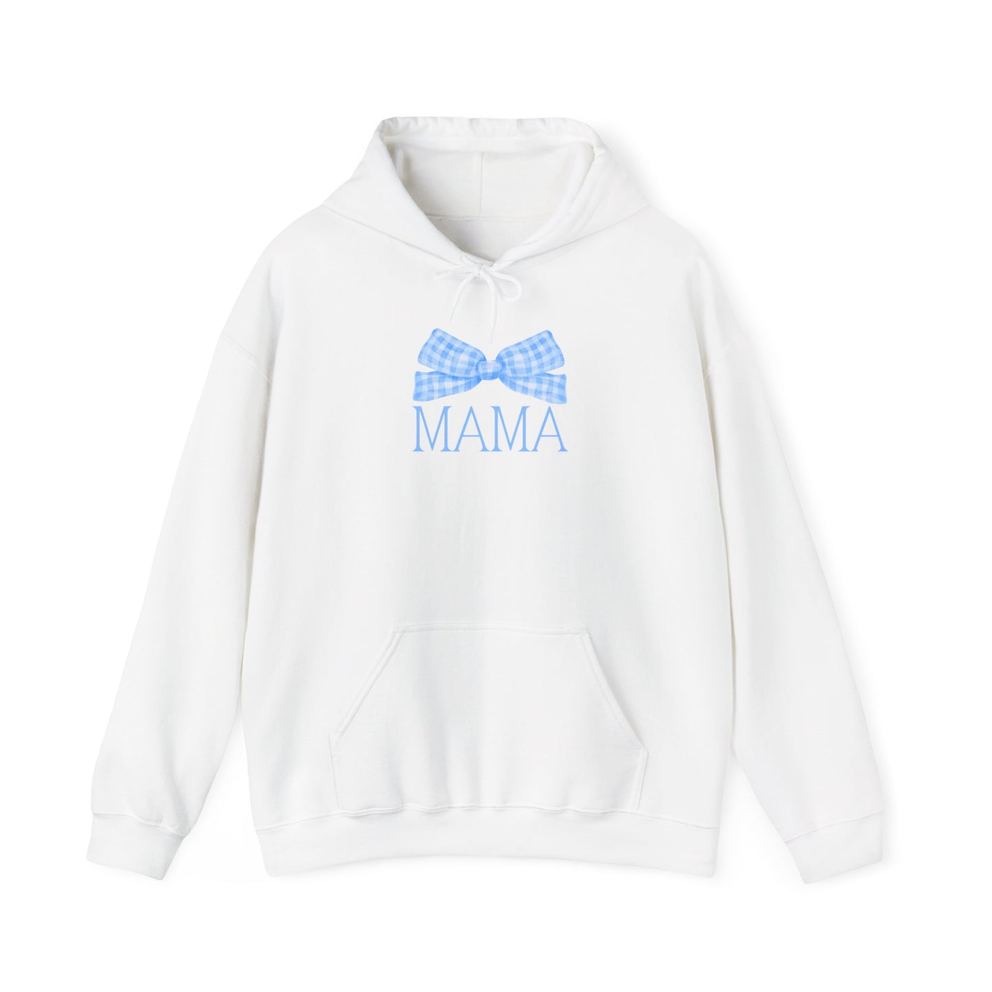 Mama Bow Blue Unisex Hoodie