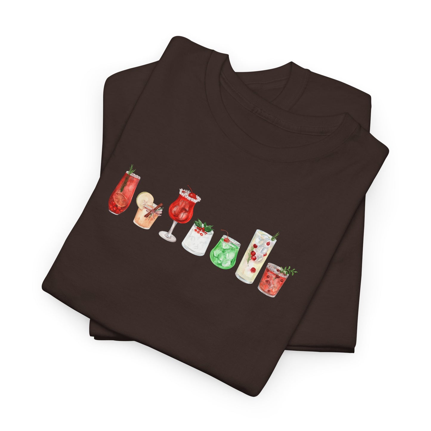 Christmas Cocktails Unisex Tee