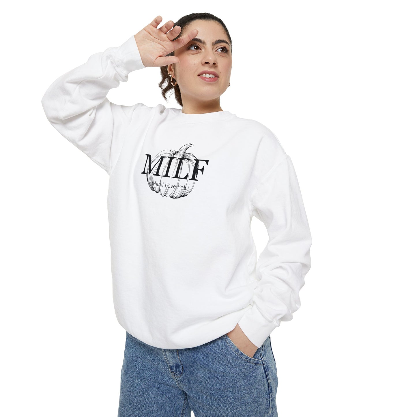 MILF (Man I Love Fall) Comfort Colors Sweatshirt