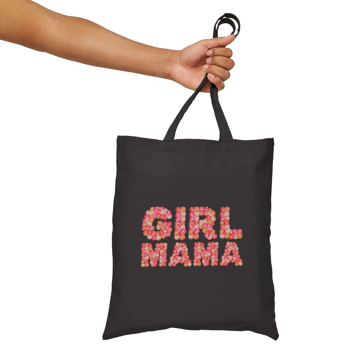 Girl Mama Floral Tote Bag