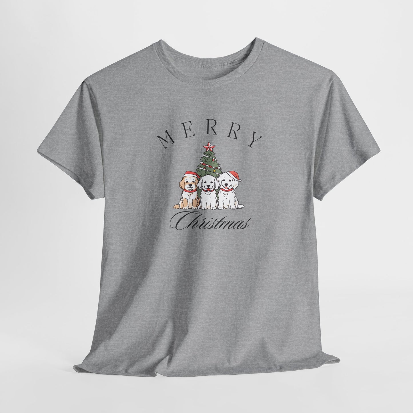 Merry Christmas Puppies Unisex Tee