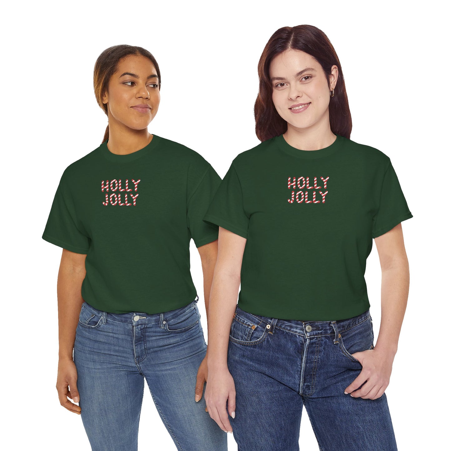 Holly Jolly Candy Cane Unisex Tee