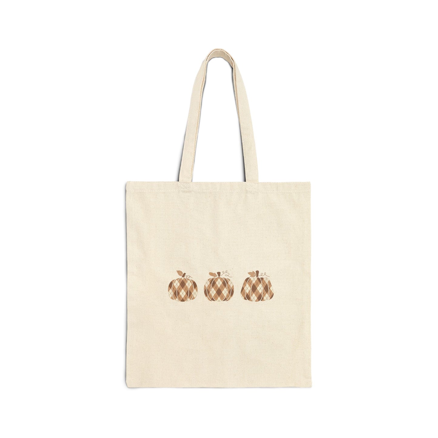 Plaid Pumpkins Tote Bag