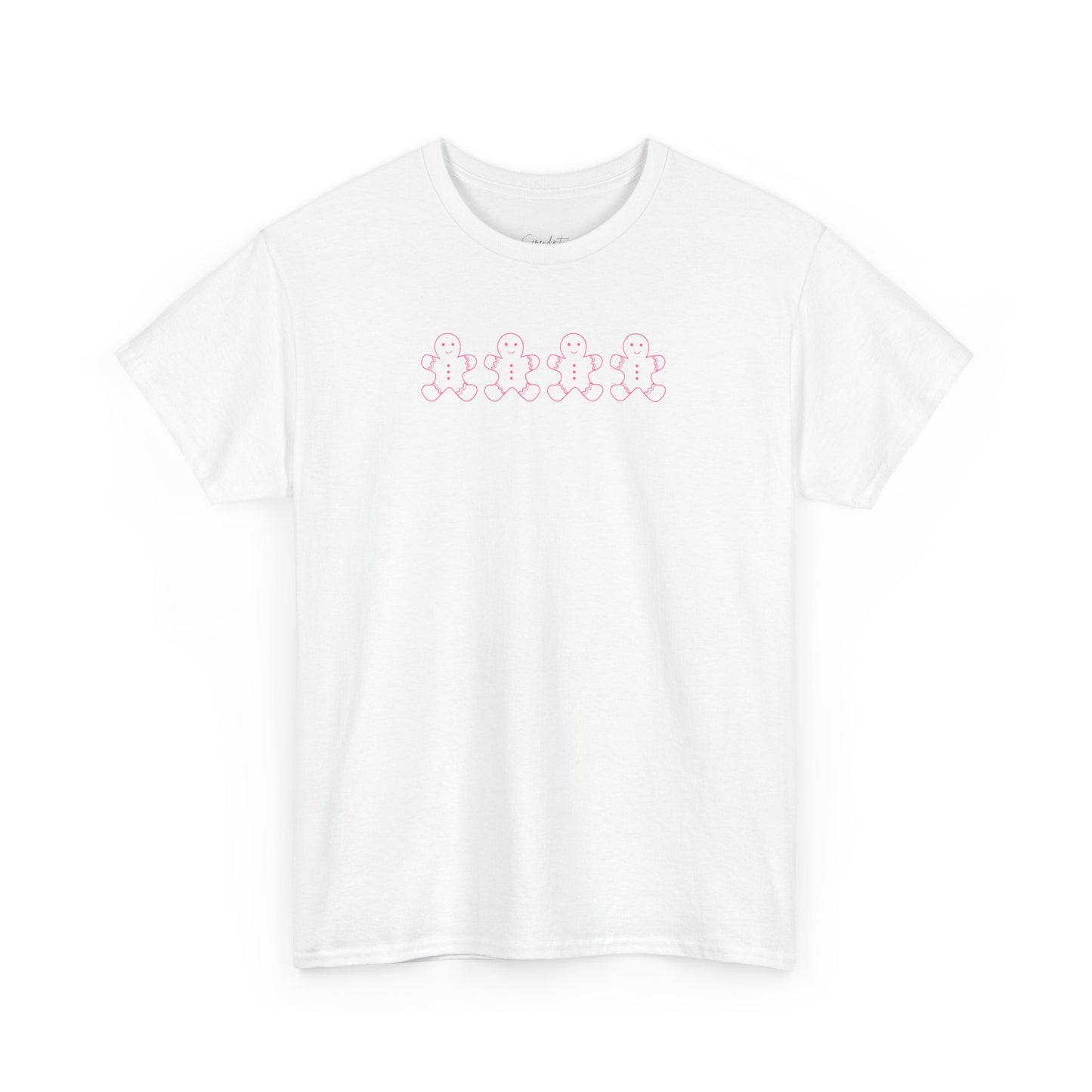 Pink Gingerbread Men Unisex Tee