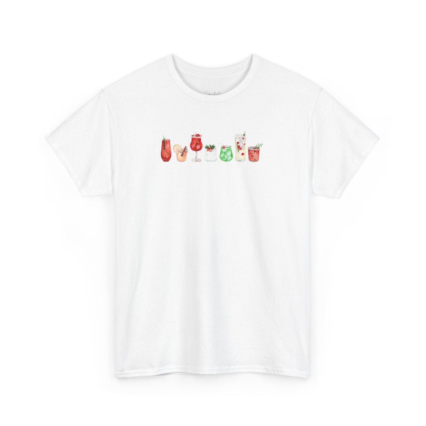 Christmas Cocktails Unisex Tee