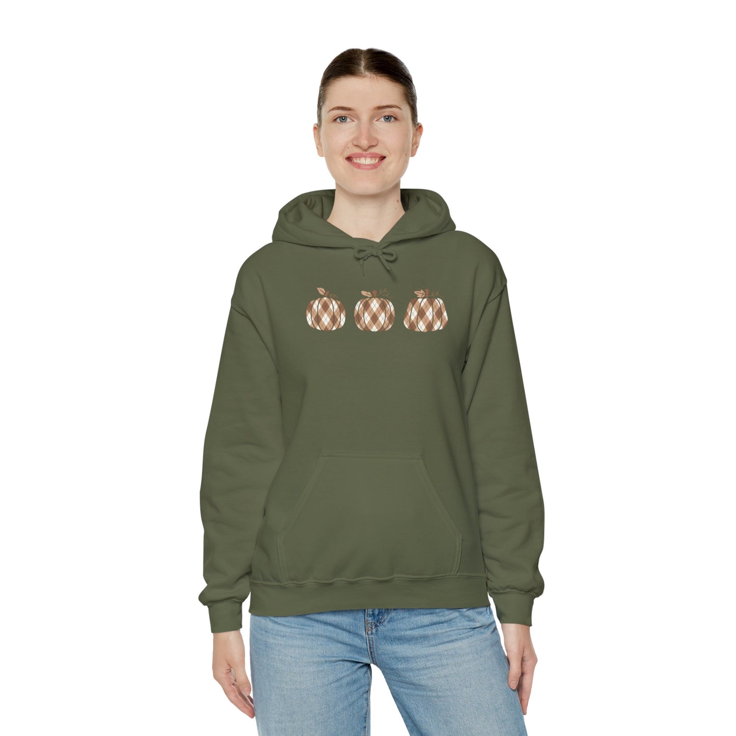 Plaid Pumpkins Unisex Hoodie