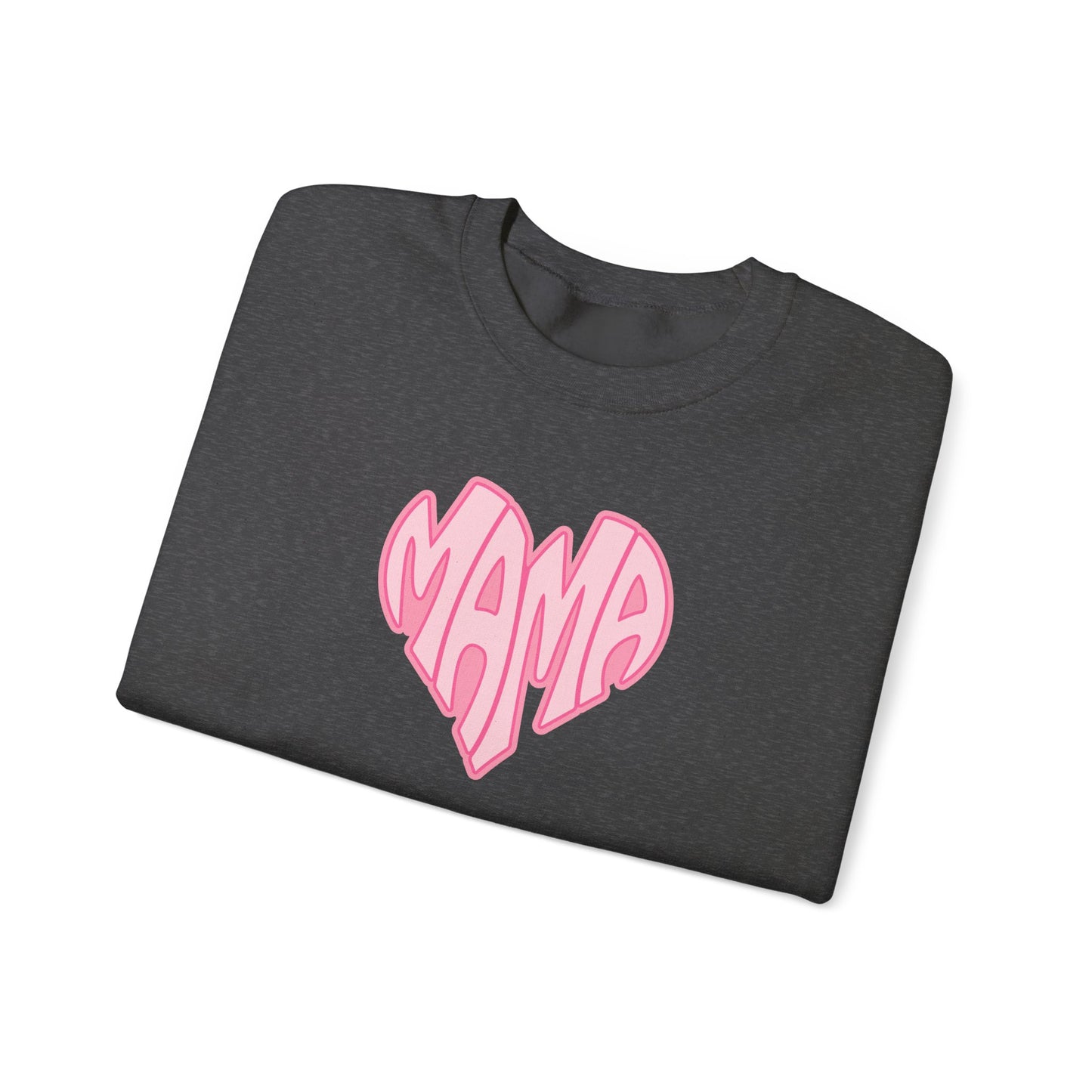Mama Heart Crewneck Sweatshirt