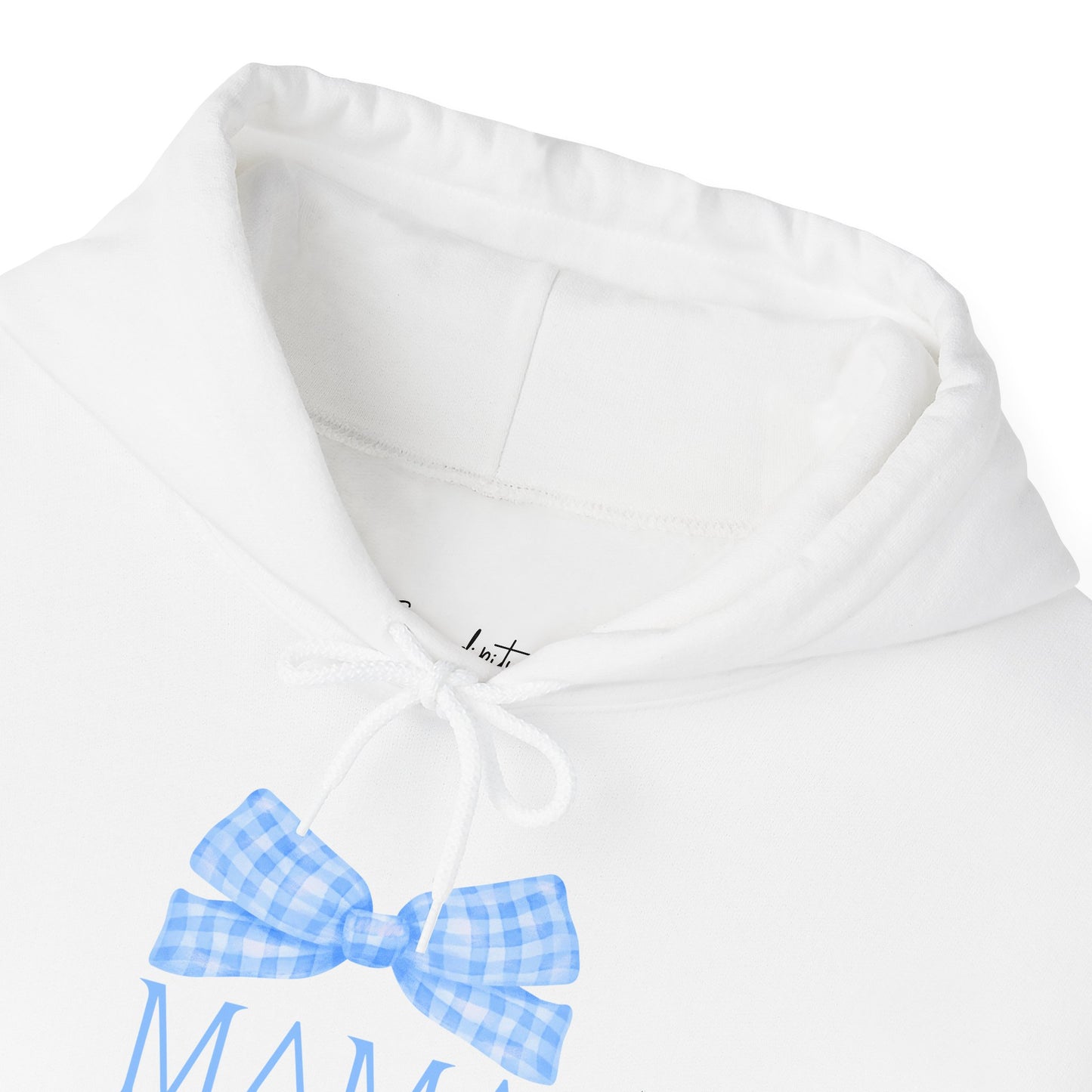 Mama Bow Blue Unisex Hoodie