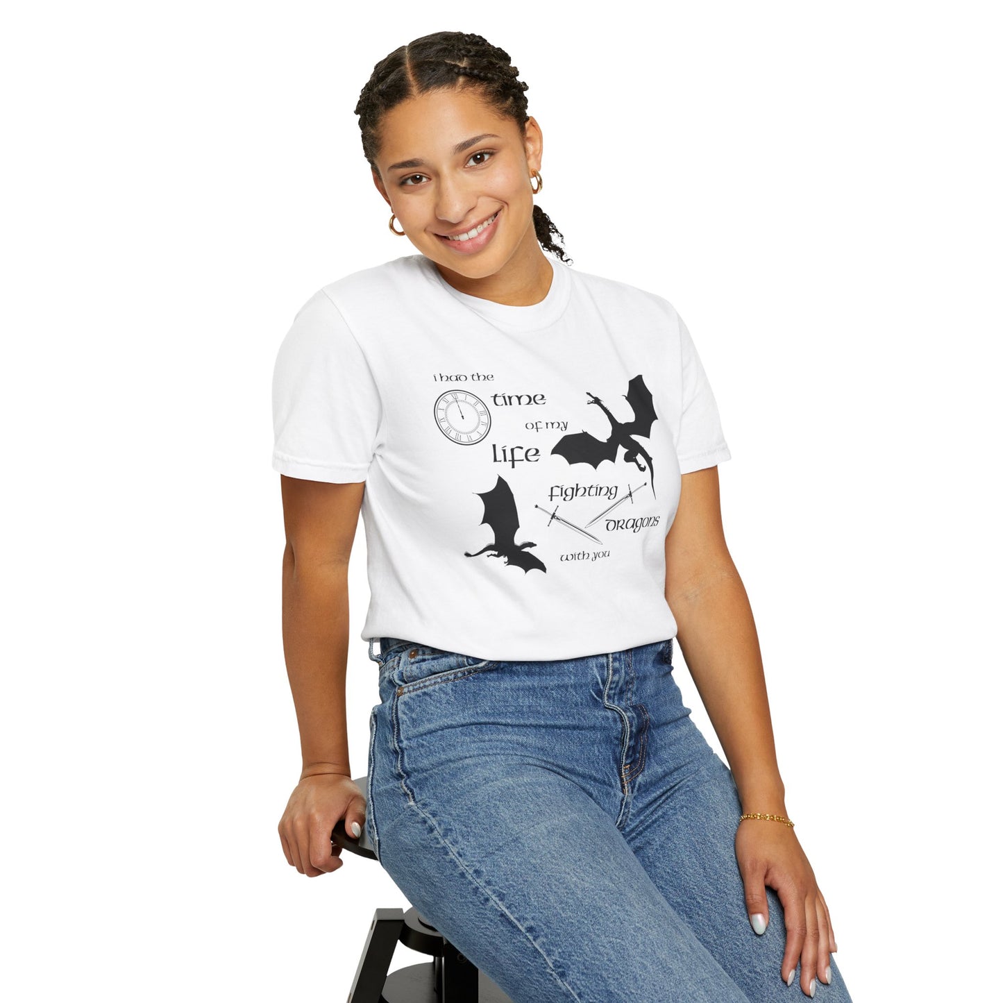 Fighting Dragons With You Comfort Colors Tee