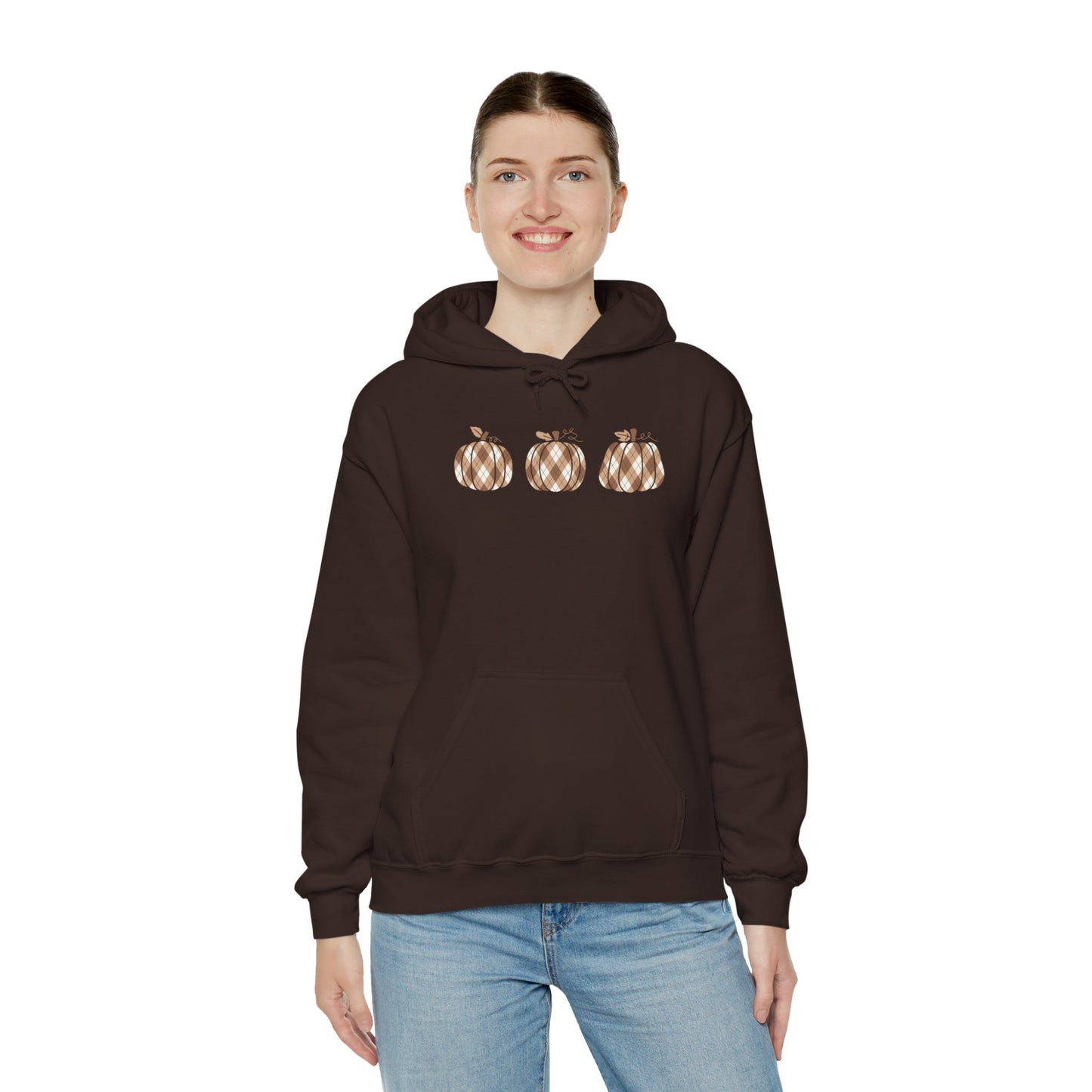 Plaid Pumpkins Unisex Hoodie