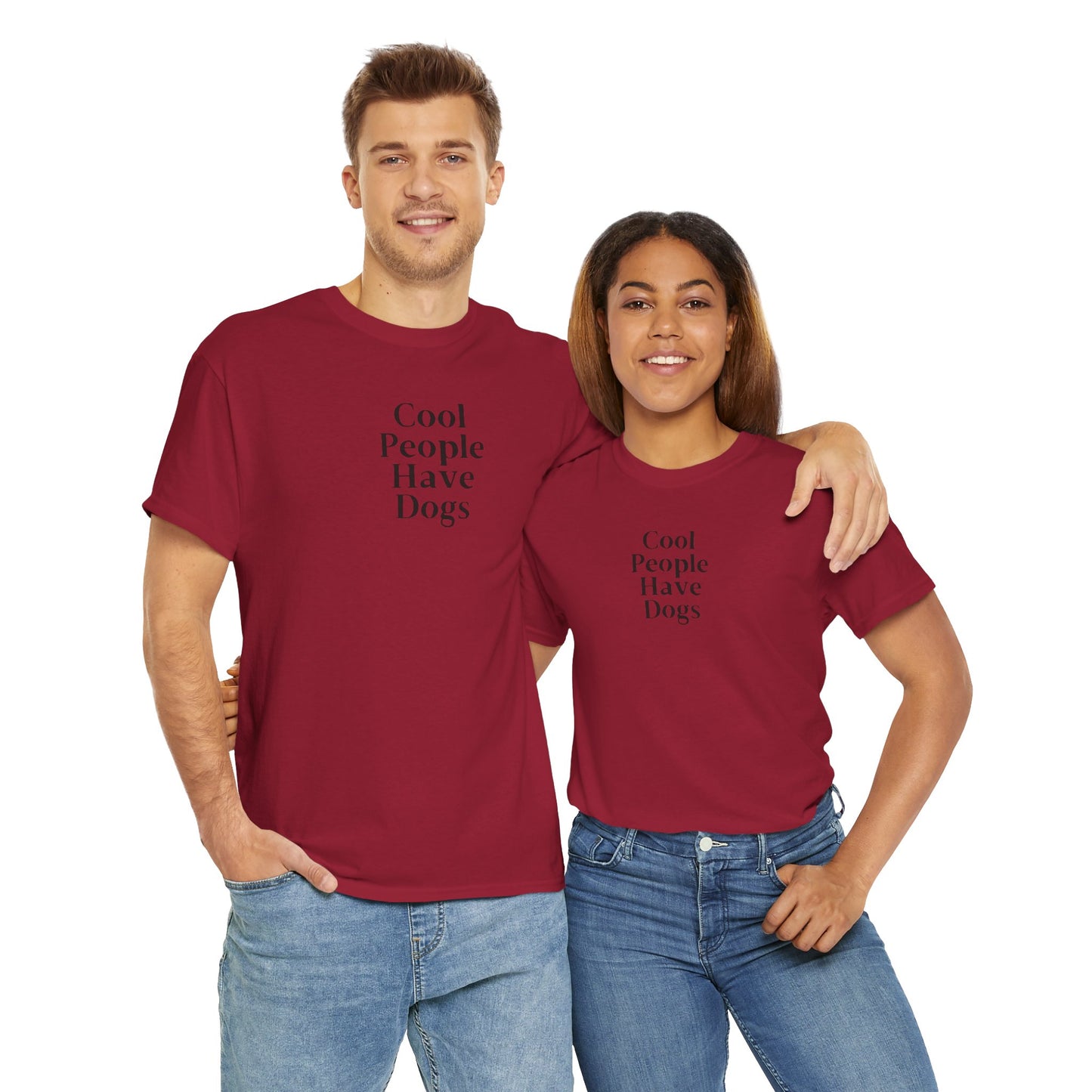 Cool People Have Dogs Unisex Tee