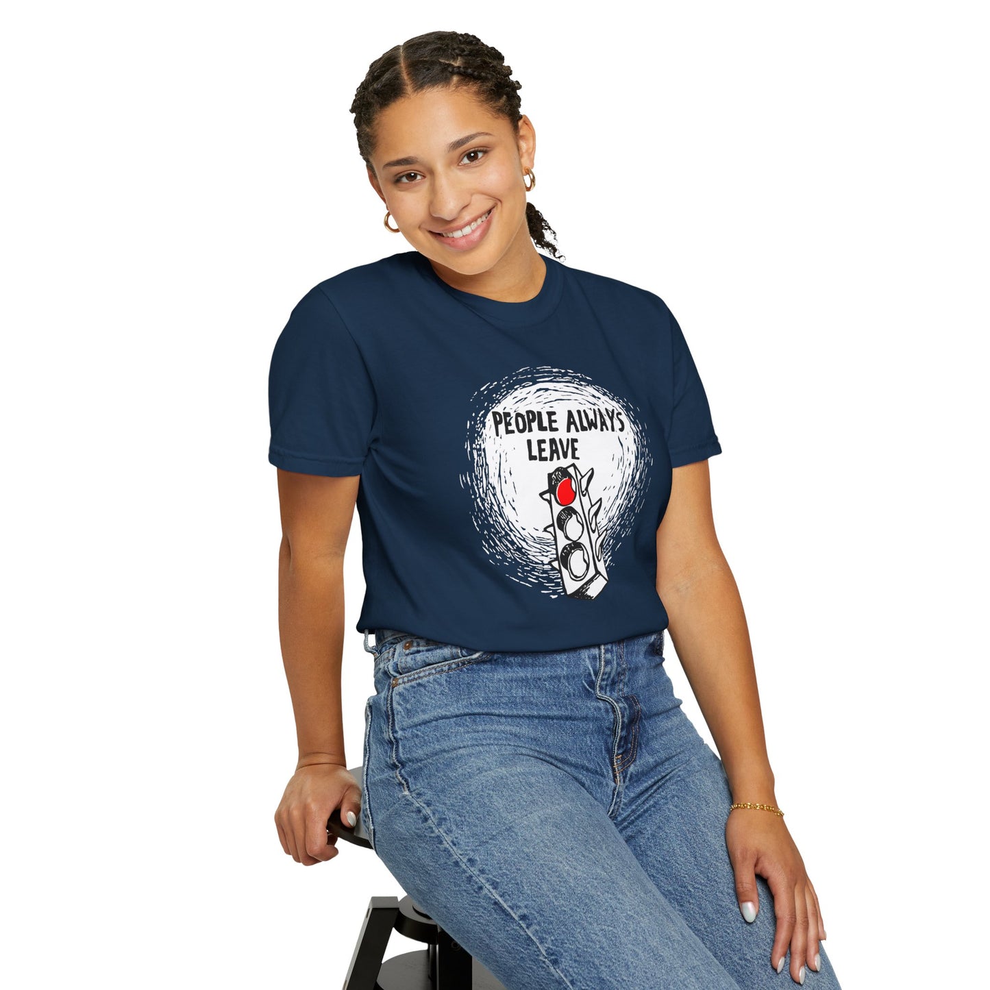 People Always Leave Comfort Colors Tee