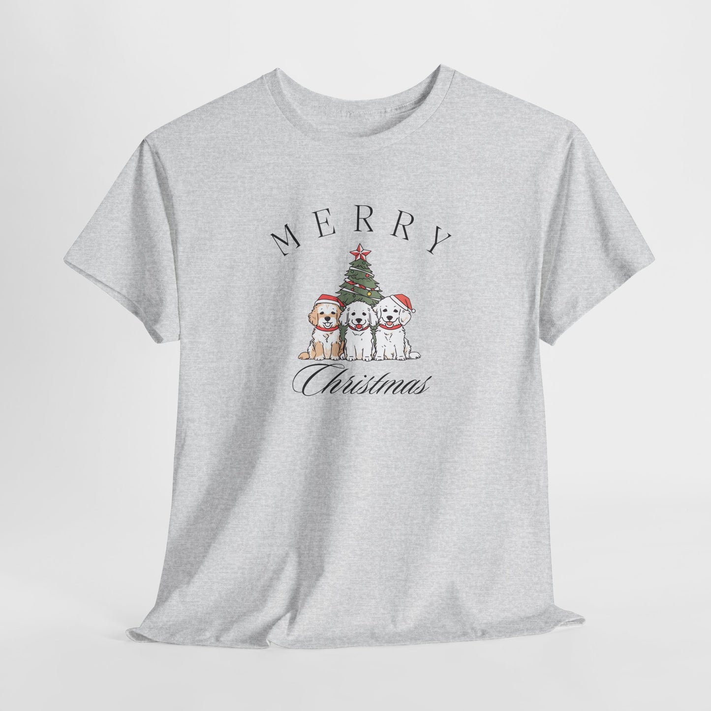 Merry Christmas Puppies Unisex Tee