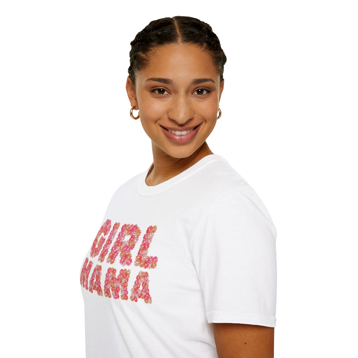 Girl Mama Retro Floral Soft Style Tee