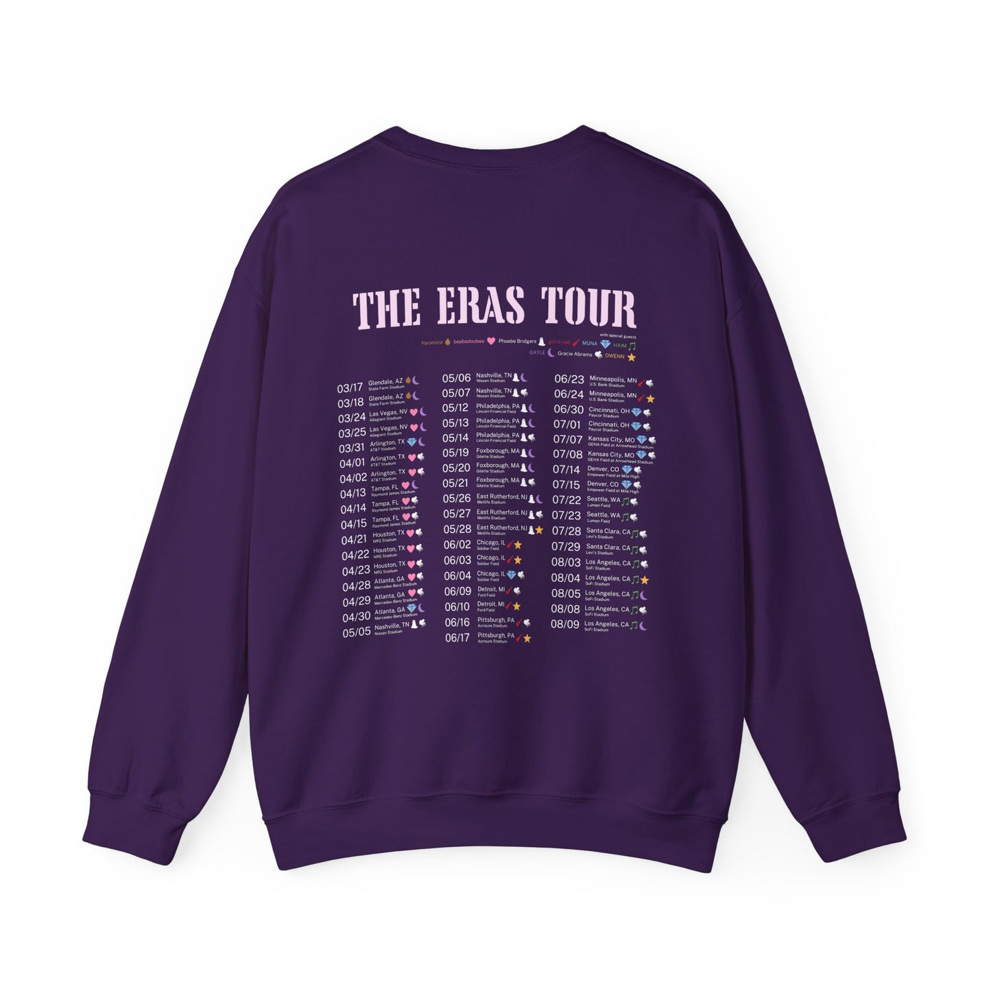 Taylor Swift The Eras Tour Unisex Crewneck