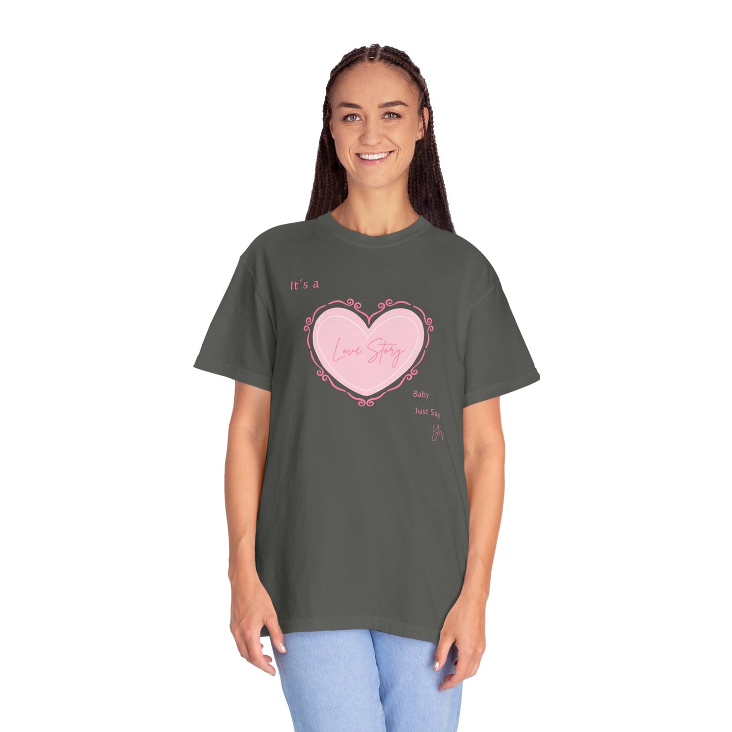 Love Story Coquette Comfort Colors Tee
