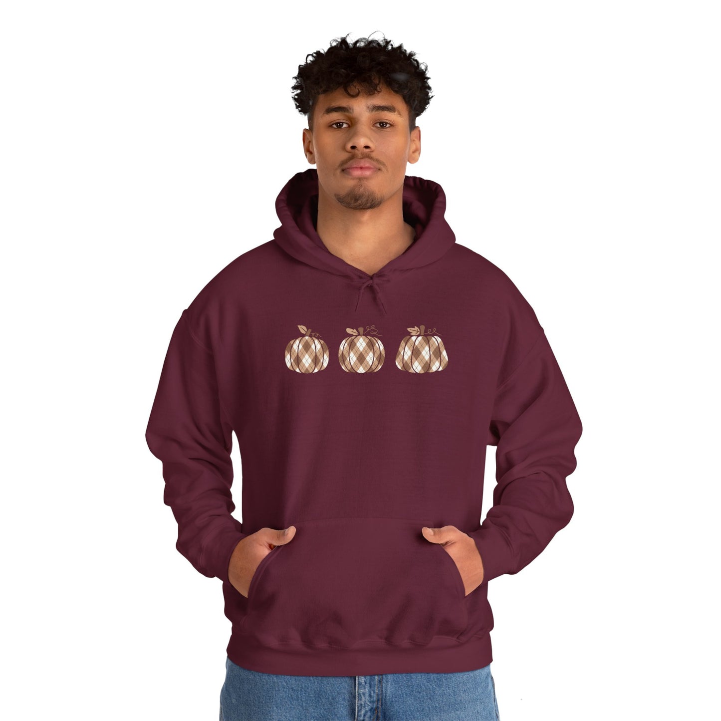 Plaid Pumpkins Unisex Hoodie