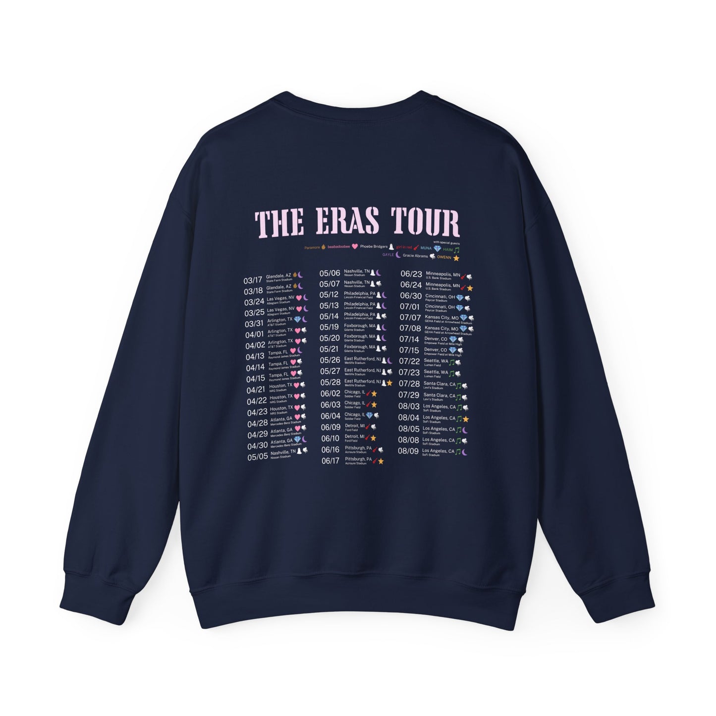 Taylor Swift The Eras Tour Unisex Crewneck