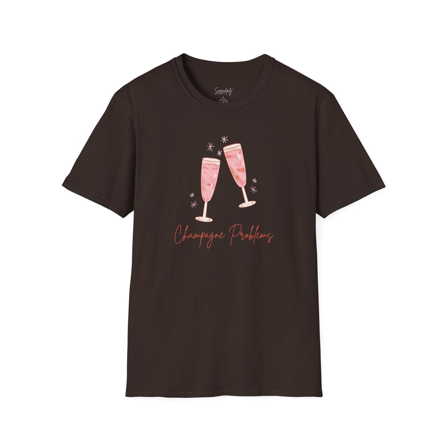 Champagne Problems Soft Style Tee