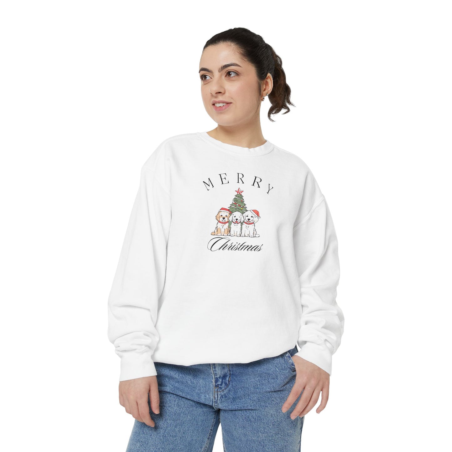 Merry Christmas Comfort Colors Sweatshirt