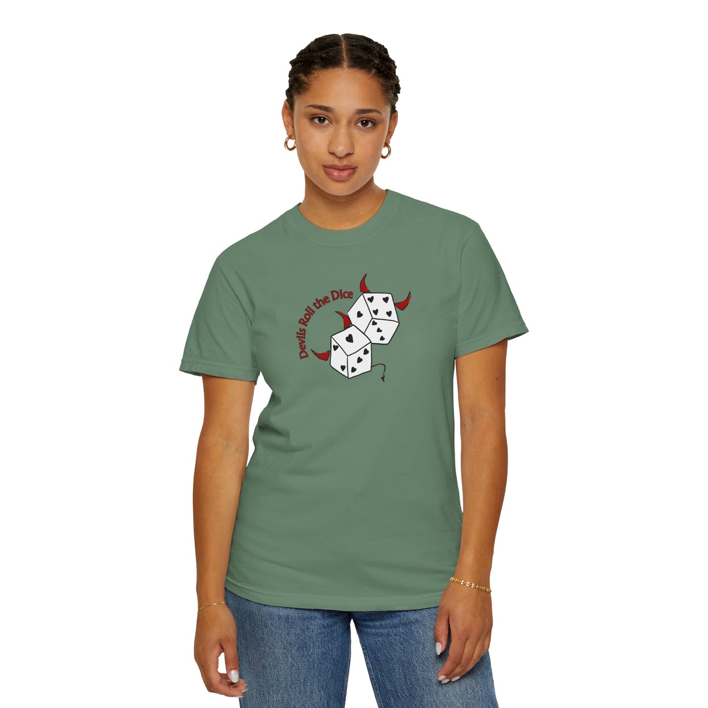 Devils Roll The Dice Comfort Colors Tee