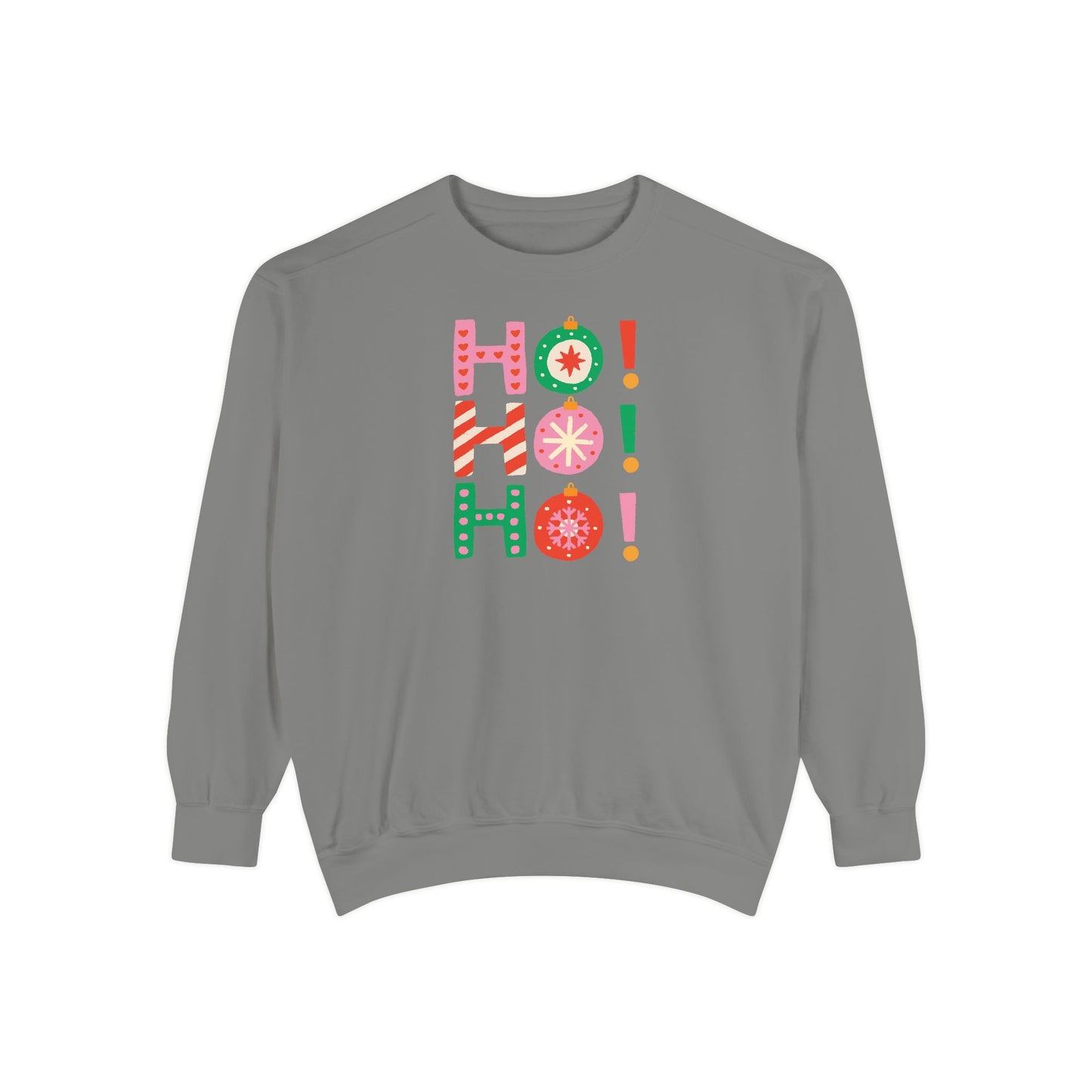 Ho Ho Ho Ornaments Comfort Colors Sweatshirt