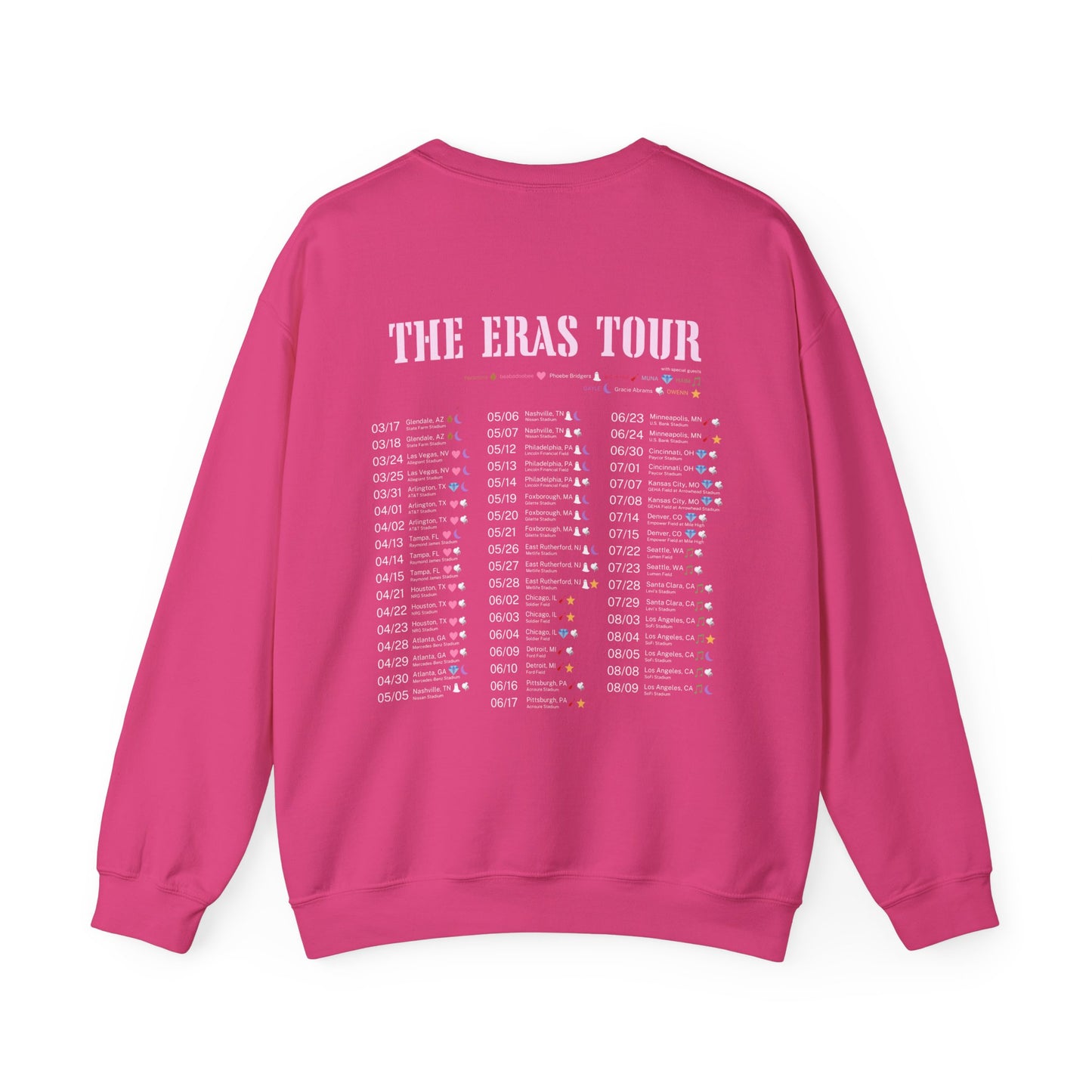 Taylor Swift The Eras Tour Unisex Crewneck