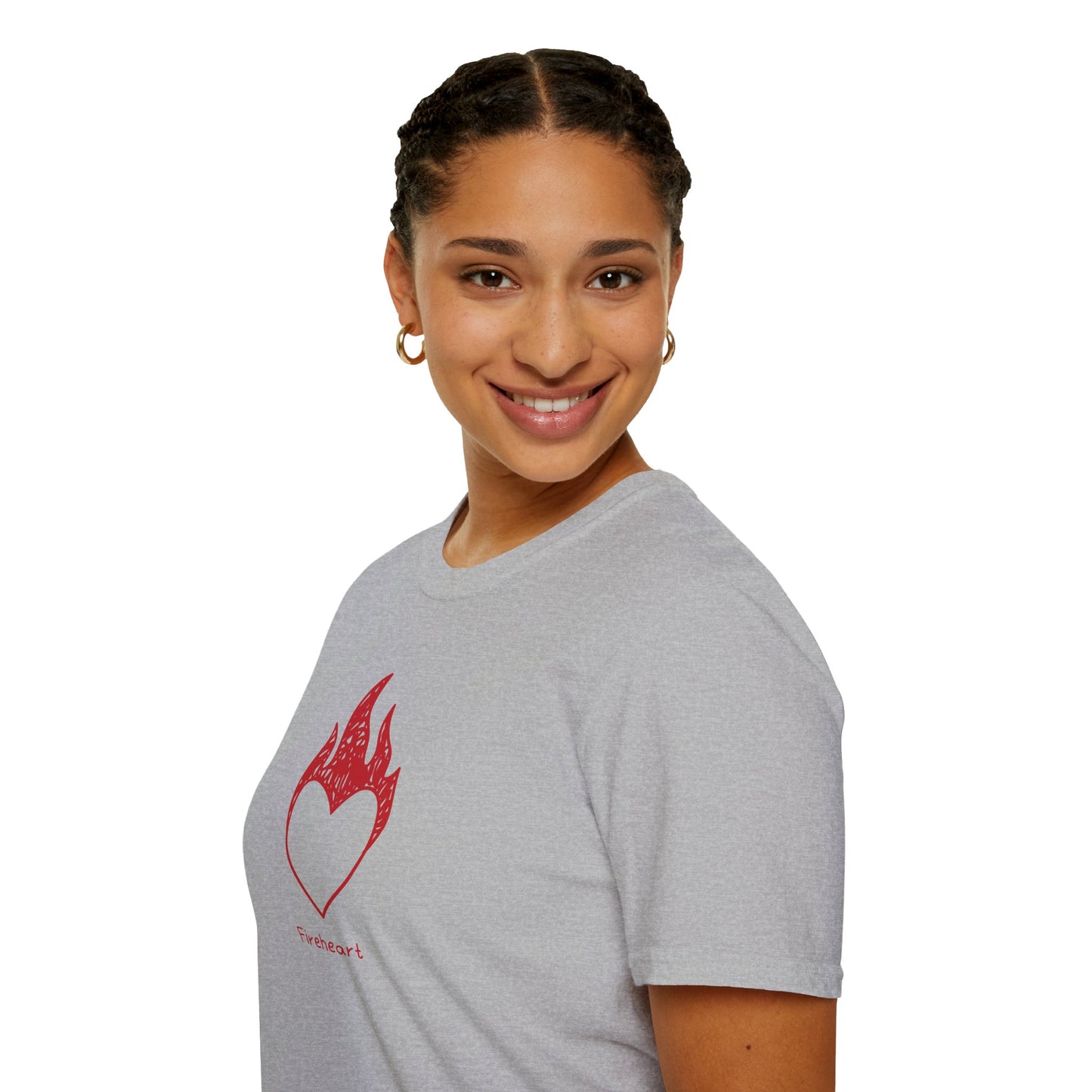 Fireheart Hand-drawn Soft Style Tee