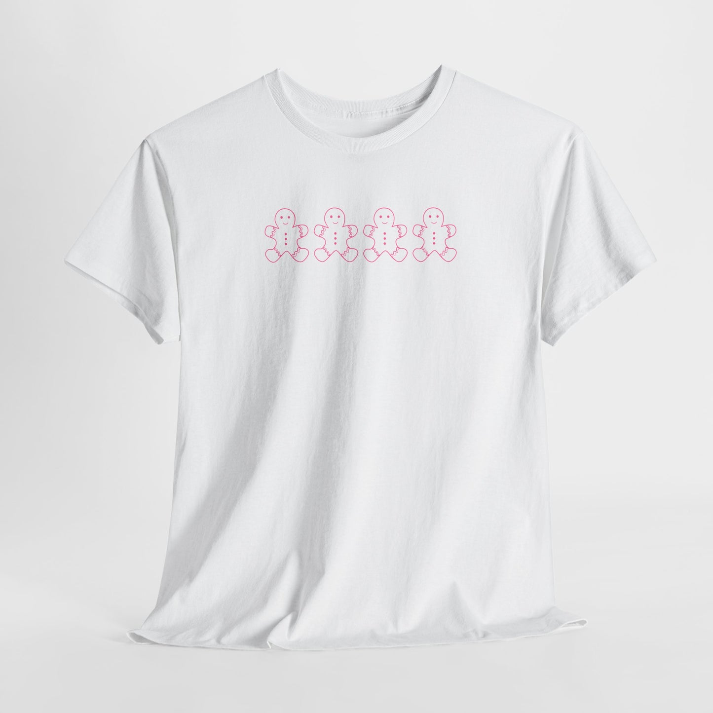 Pink Gingerbread Men Unisex Tee