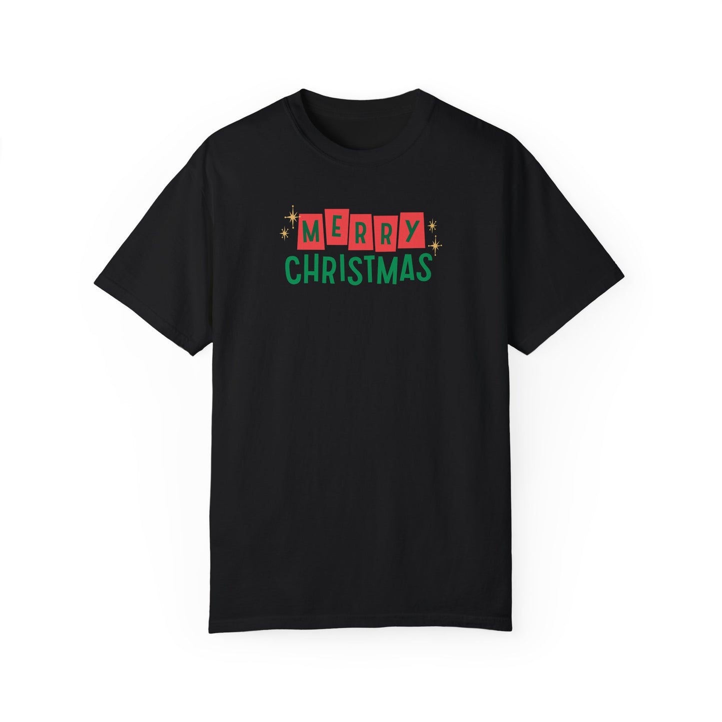 Retro Merry Christmas Comfort Colors Tee