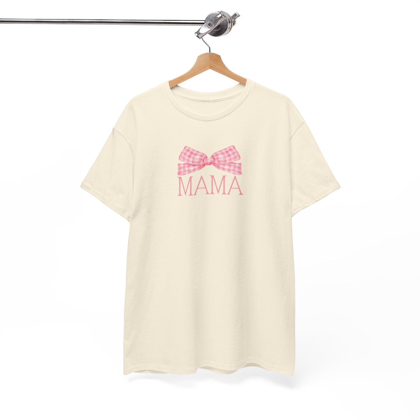 Mama Pink Bow Unisex Tee