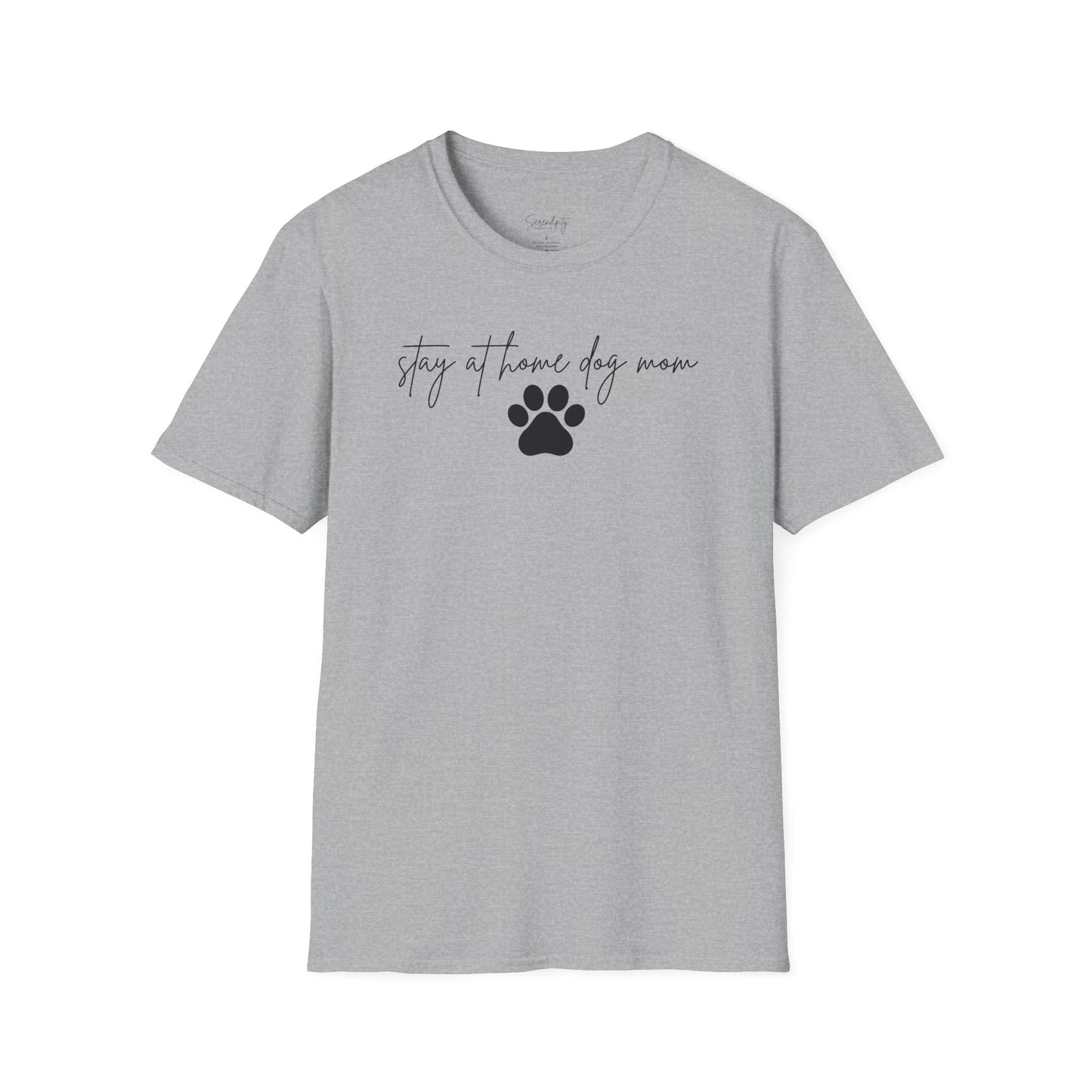 Stay At Home Dog Mom Soft Style Tee