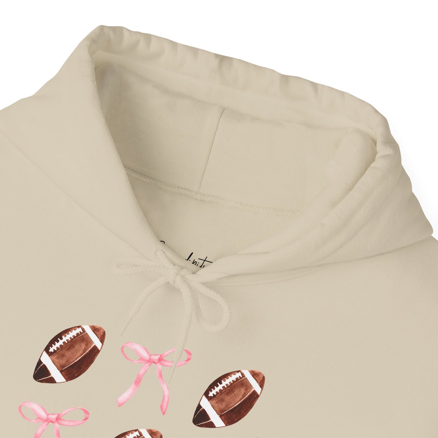 Football Bows Unisex Hoodie