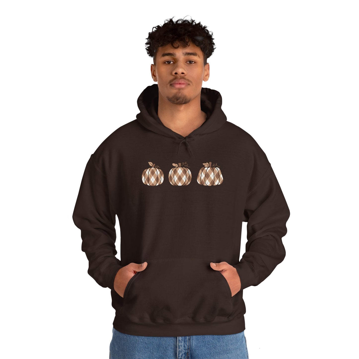 Plaid Pumpkins Unisex Hoodie