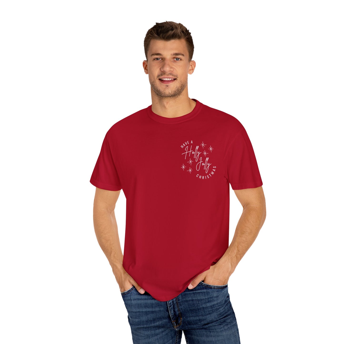 Holly Jolly Christmas Comfort Colors Tee