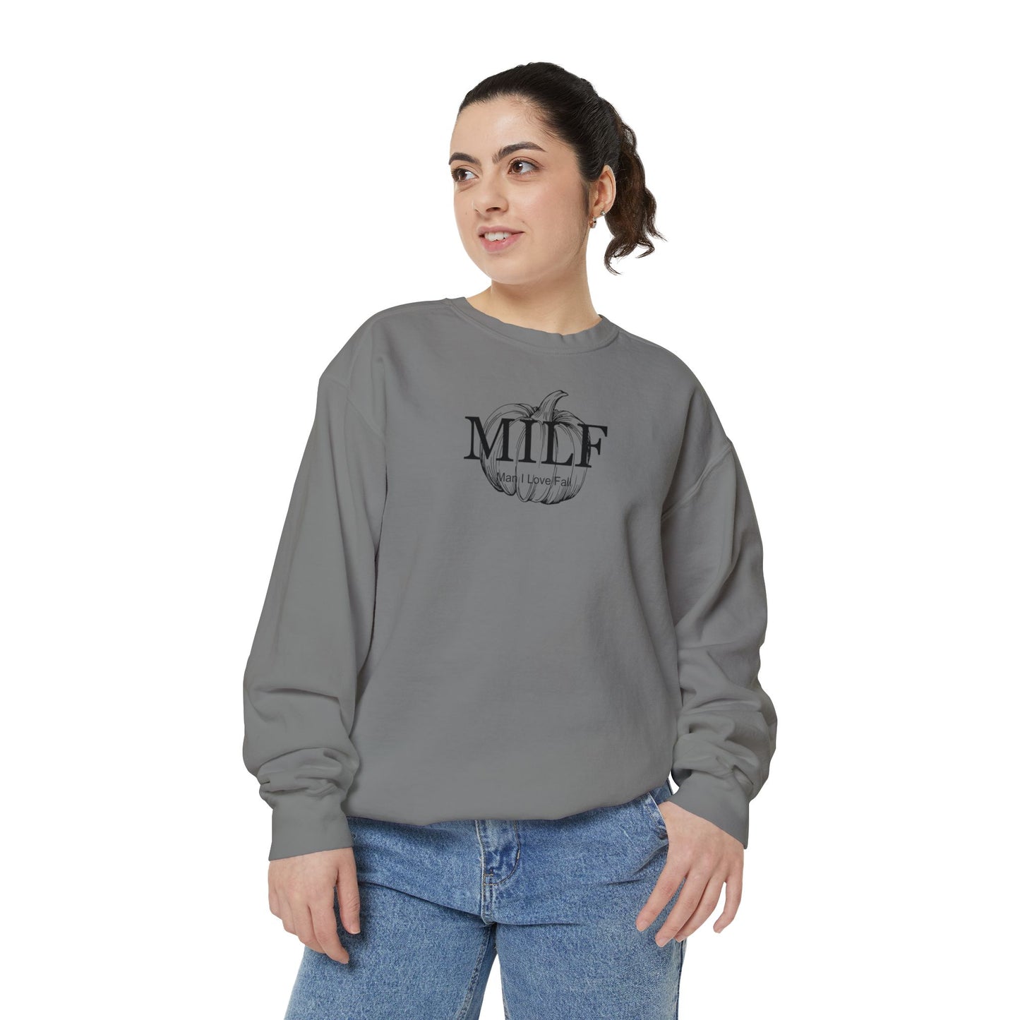 MILF (Man I Love Fall) Comfort Colors Sweatshirt