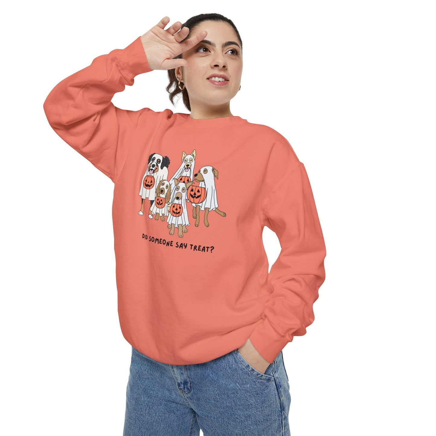 Did Someone Say Treat? Comfort Colors Sweatshirt