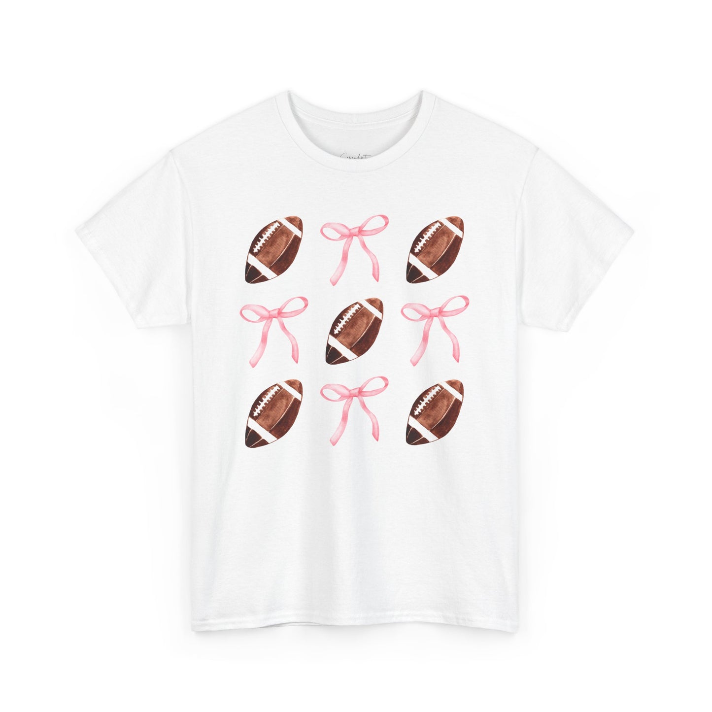 Football Bows Unisex Tee