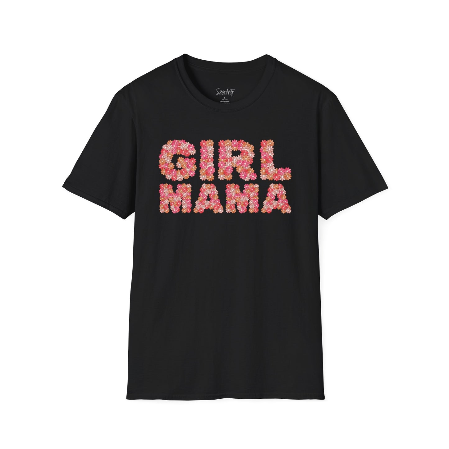 Girl Mama Retro Floral Soft Style Tee
