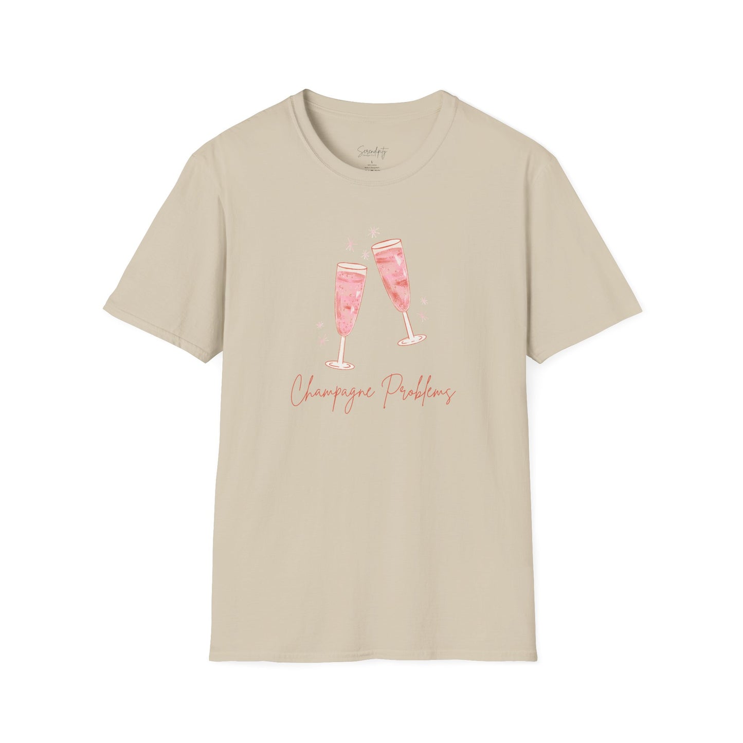 Champagne Problems Soft Style Tee