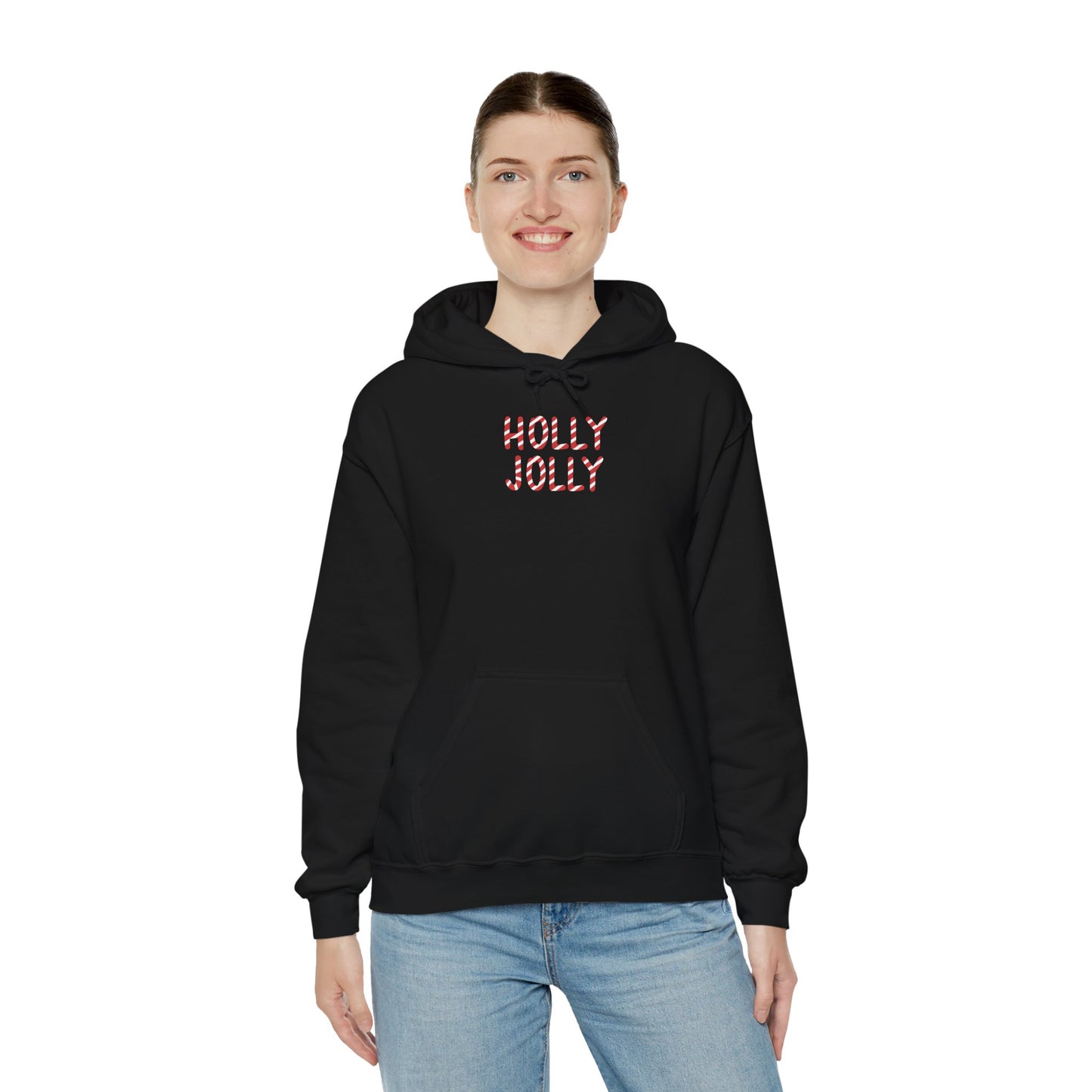 Holly Jolly Candy Cane Unisex Hoodie